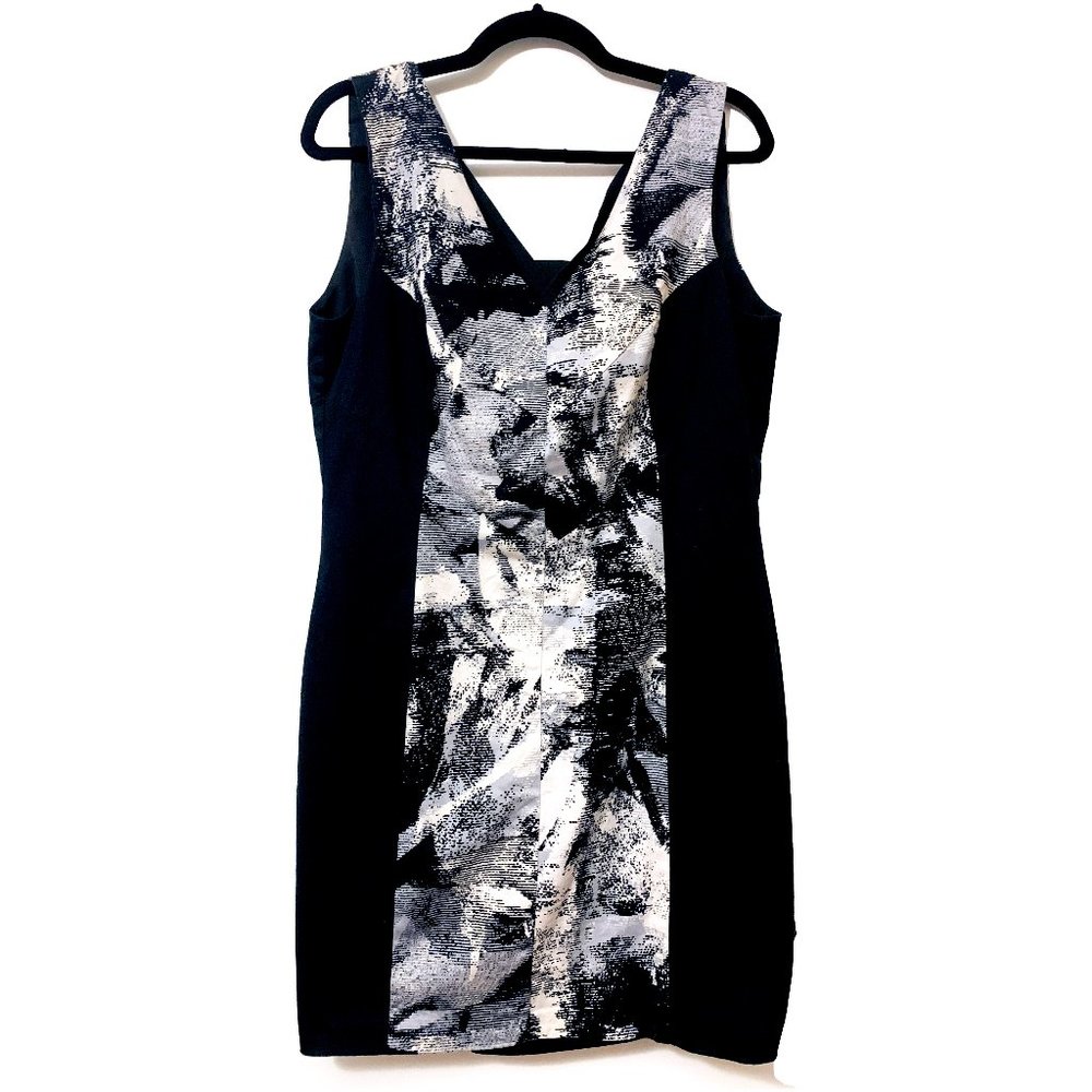 Black and White LeChateau XLarge Cocktail Dress